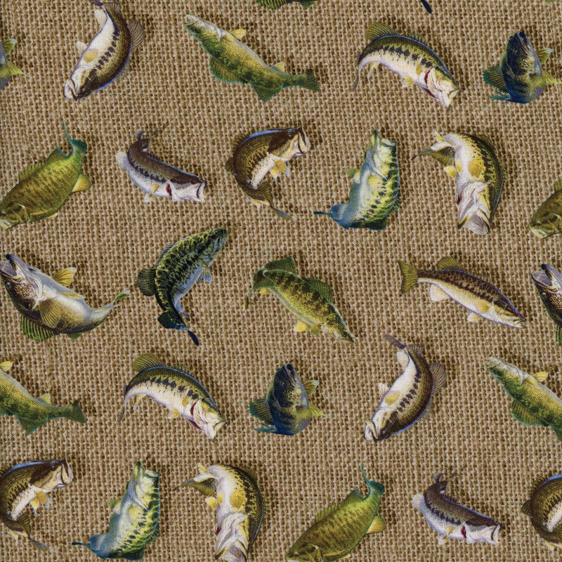 Northcott Hooked - Patchwork and Quilting Fabric from Brown's Craft Shop (Tags: Fabric Brown novelty specialty )