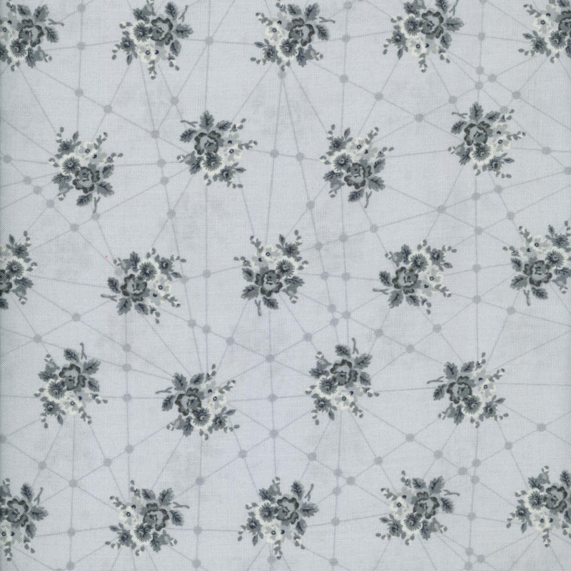 Andover Nonna - Patchwork and Quilting Fabric from Brown's Craft Shed (Tags: Fabric Floral grey )