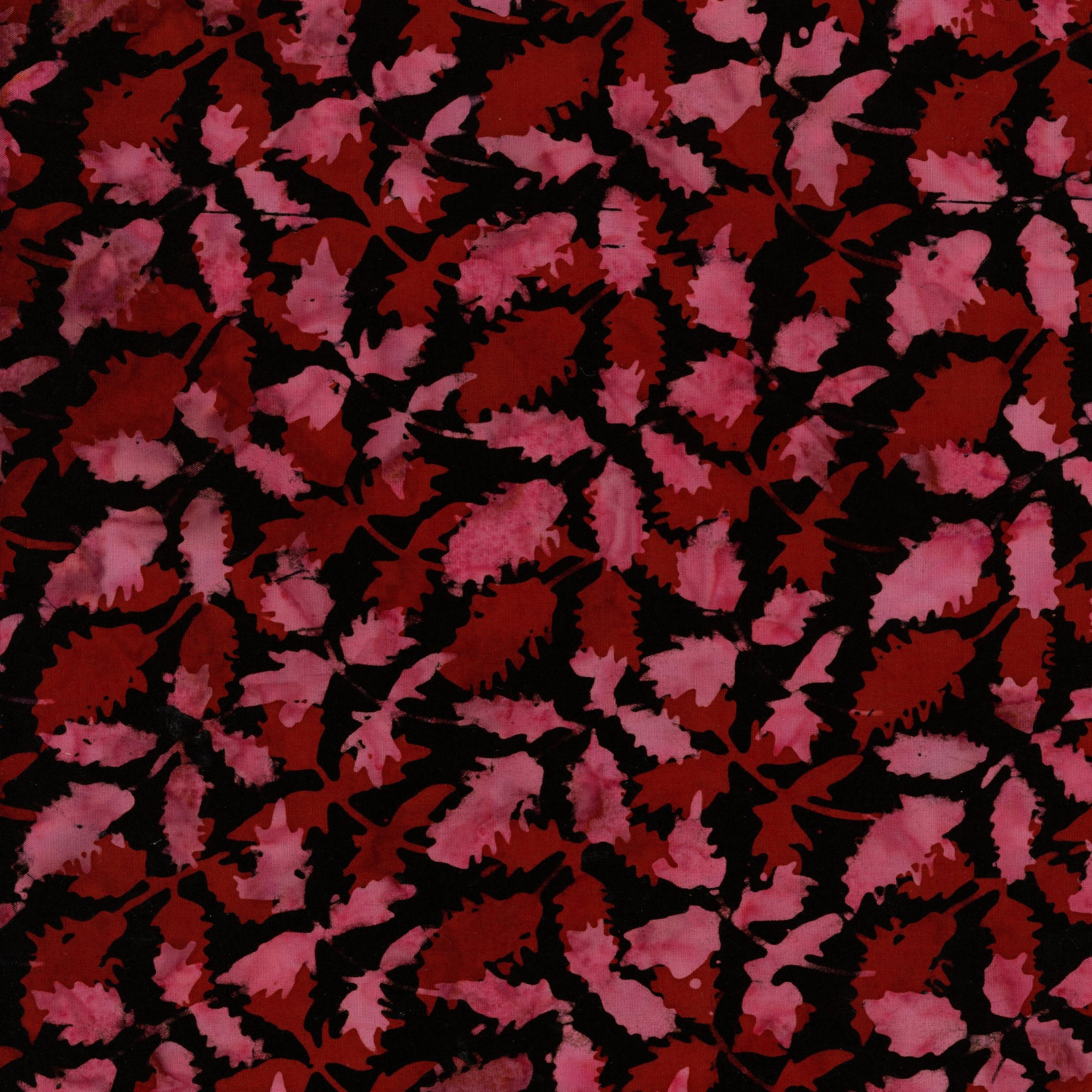 Floragraphix Batiks 4 - Patchwork and Quilting Fabric from Brown's Craft Shed (Tags: Fabric batik batiks blender bold Floragraphix Batiks modern nature pink plants red textured )