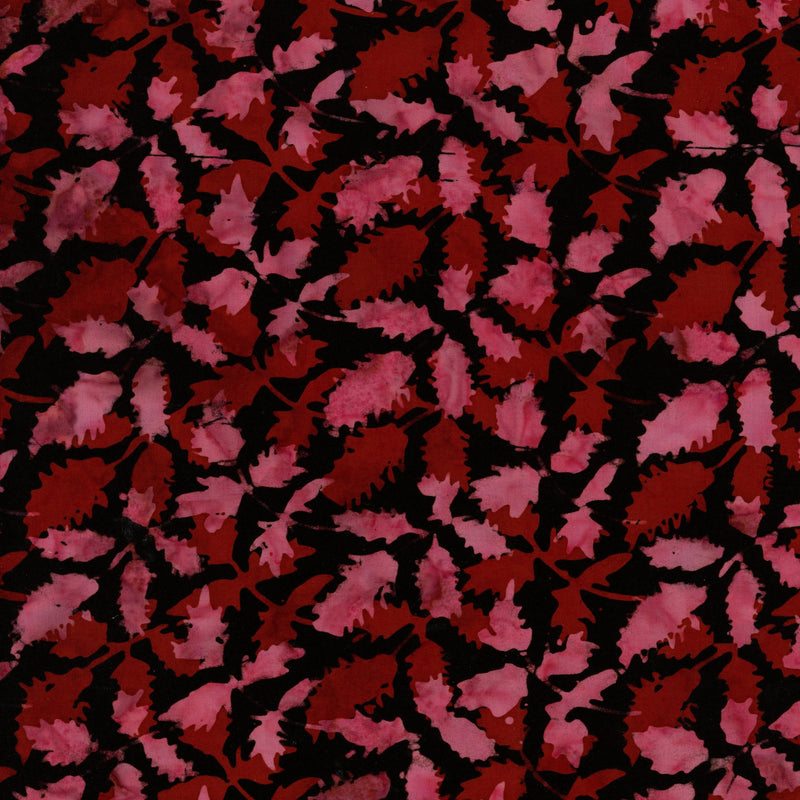 Floragraphix Batiks 4 - Patchwork and Quilting Fabric from Brown's Craft Shed (Tags: Fabric batik batiks blender bold Floragraphix Batiks modern nature pink plants red textured )