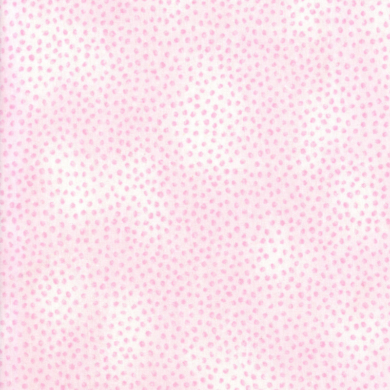 Epic Two-by-Two Baby Dots by Cheri Strole - Patchwork and Quilting Fabric from Brown's Craft Shed (Tags: Fabric baby basics blender Cheri Strole Epic pastel pink playful Spots Two-by-Two Baby Dots white )