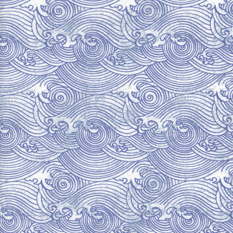 Sullivans Ocean Waves - Patchwork and Quilting Fabric from Brown's Craft Shed (Tags: Fabric blue novelty )