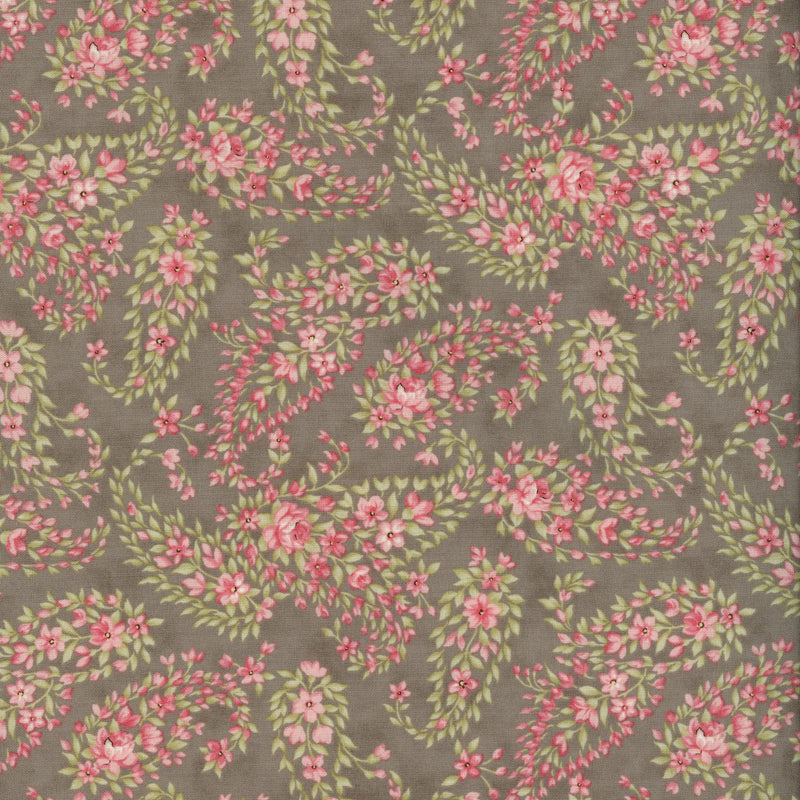 Moda Bliss - Patchwork and Quilting Fabric from Brown's Craft Shed (Tags: Fabric Brown Floral pink )