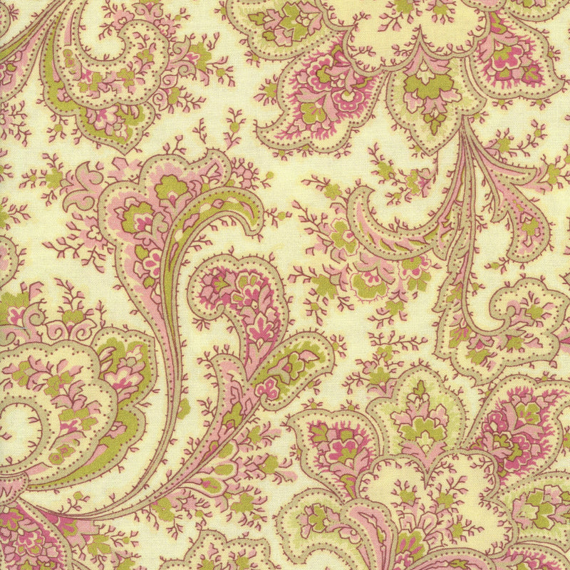 Kenard & Kenard Fabrics Malabar Ivory - Patchwork and Quilting Fabric from Brown's Craft Shed (Tags: Fabric backing Floral )