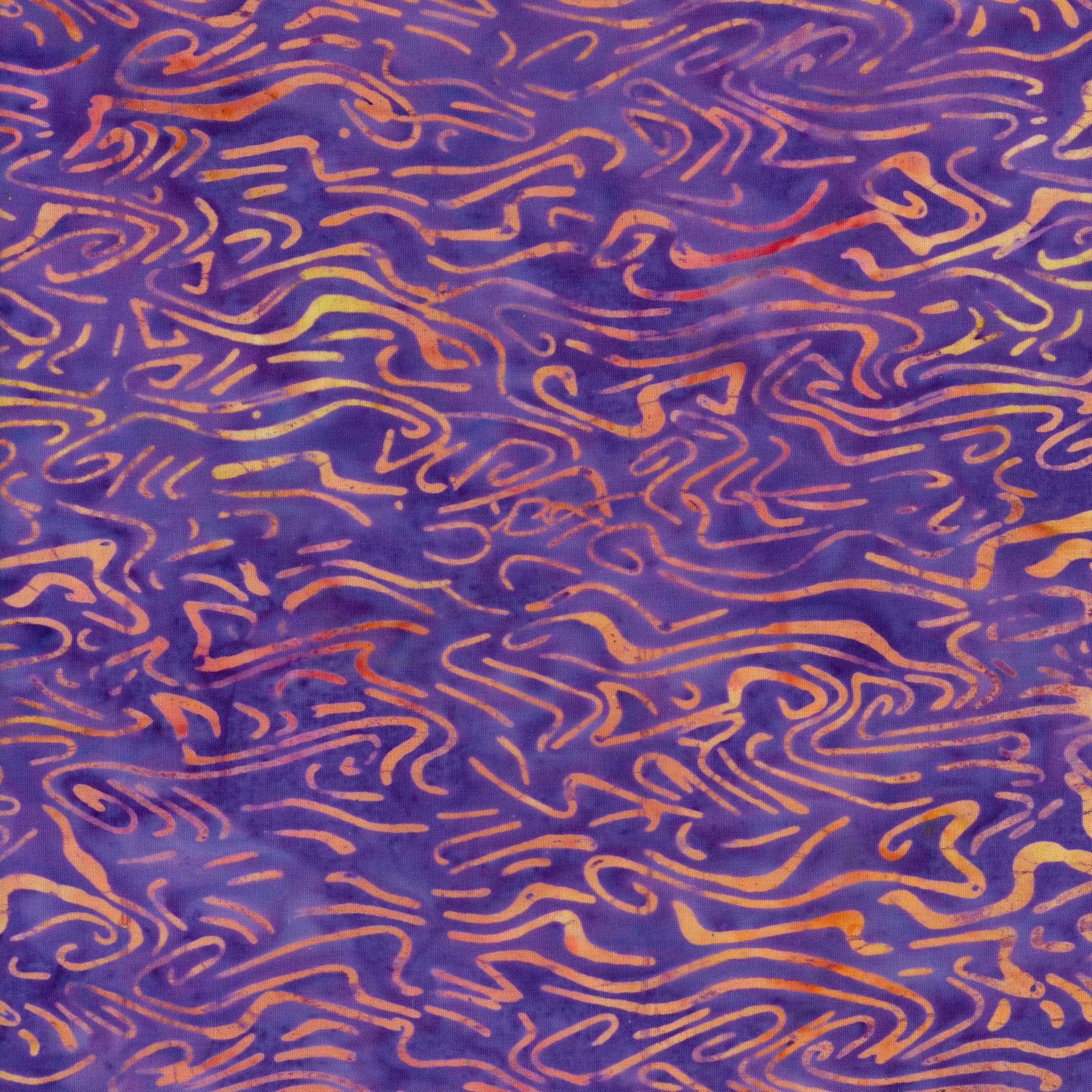 Batik Australia - Patchwork and Quilting Fabric from Brown's Craft Shed (Tags: Fabric abstract Batik Australia orange purple swirls )