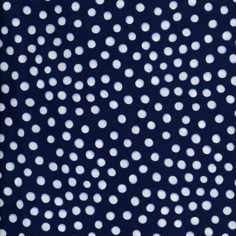 Lloyd Curzon Indigo - Patchwork and Quilting Fabric from Brown's Craft Shed (Tags: Fabric blue Spots )