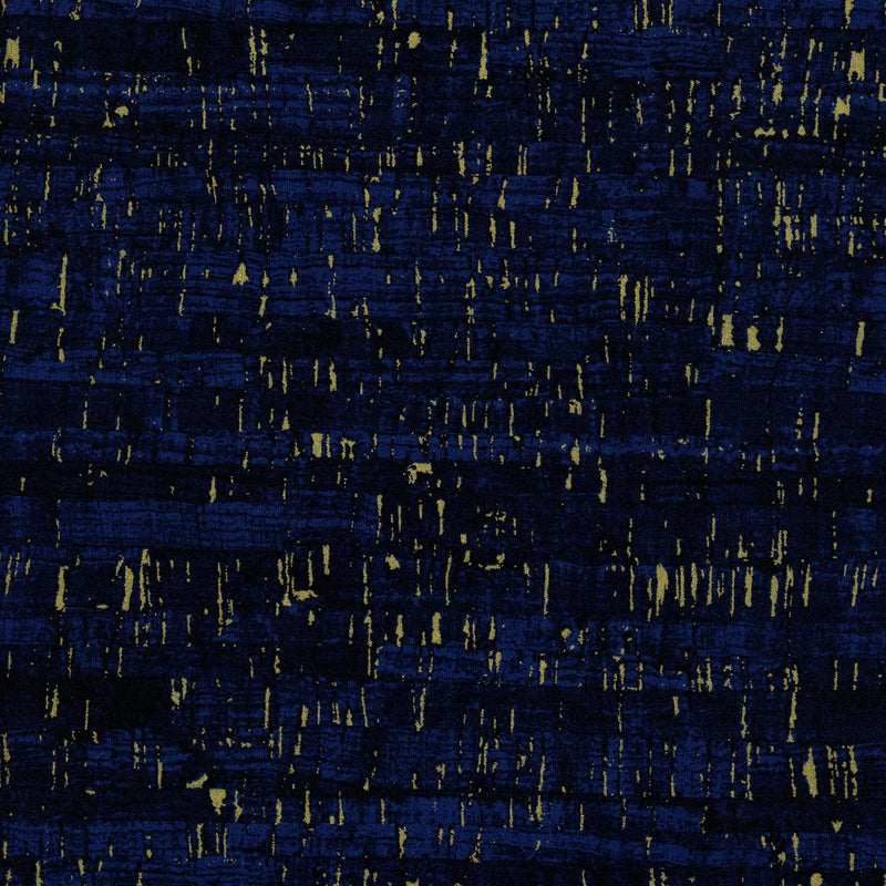 Windham Fabrics - Uncorked by Whistler Studios - Patchwork and Quilting Fabric from Brown's Craft Shed (Tags: Fabric blender blenders blue cork effect dark blue gold modern navy patterns textures tonal Uncorked Whistler Studios Windham Fabrics )