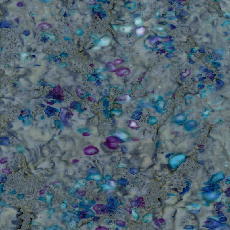 Banyan Batiks Colour Me Banyan - Patchwork and Quilting Fabric from Brown's Craft Shed (Tags: Fabric Banyan Batiks batik Colour Me Banyan grey purple turquoise )