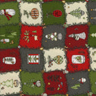 Maywood Studio - Homemade Holidays - Patchwork and Quilting Fabric from Brown's Craft Shed (Tags: Fabric christmas cream festive handmade Lloyd Curzon ornaments patchwork rustic snowman tree )
