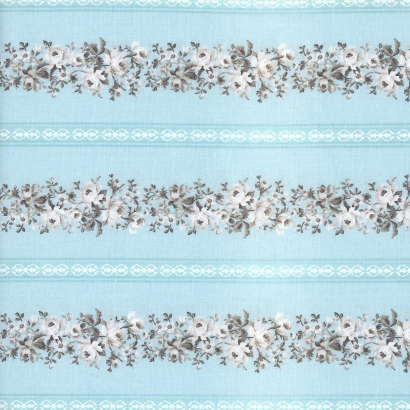 Lloyd Curzon Marie Antoinette - Patchwork and Quilting Fabric from Brown's Craft Shop (Tags: Fabric blue Floral )