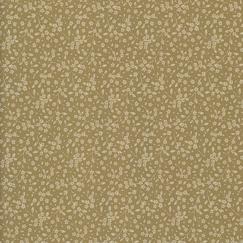 Andover Fabrics Renee Nanneman of Need'l Love Petite Petals Petite Beehive - Patchwork and Quilting Fabric from Brown's Craft Shed (Tags: Fabric blender blenders gold patchwork plants quilting reproduction small scale vines vintage )