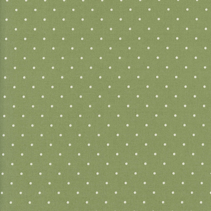 Moda True Love by Lella Boutique - Patchwork and Quilting Fabric from Brown's Craft Shed (Tags: Fabric blender fabric Lella Boutique low volume Moda Fabrics polka dots sage green True Love )