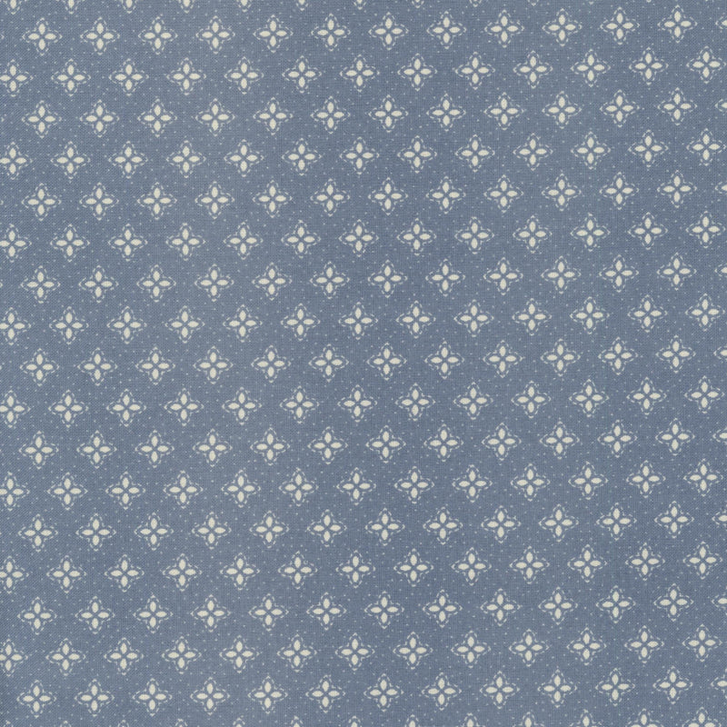 Vero's World by Gutermann - Blue Diamond - Patchwork and Quilting Fabric from Brown's Craft Shed (Tags: Fabric basics blenders blue craft ditsy Floral patchwork patterns quilting small floral )
