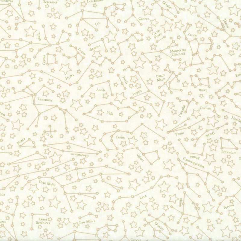 Moda Starry Sky by April Rosenthal - Patchwork and Quilting Fabric from Brown's Craft Shed (Tags: Fabric April Rosenthal astronomy beige celestial constellation cream low volume Moda Neutral patterns sky whimsical )
