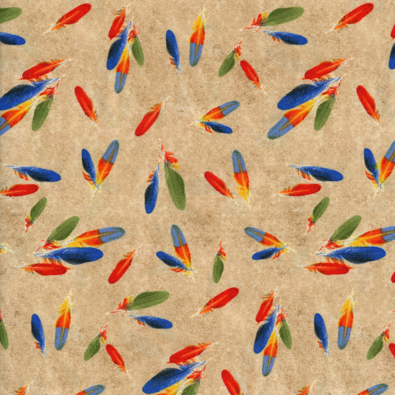 Windham Fabrics Rainforest by Whistler Studios - Patchwork and Quilting Fabric from Brown's Craft Shed (Tags: Fabric birds blue colourful green nature patchwork playful quilting red tropical Whistler Studios wildlife Windham Fabrics )