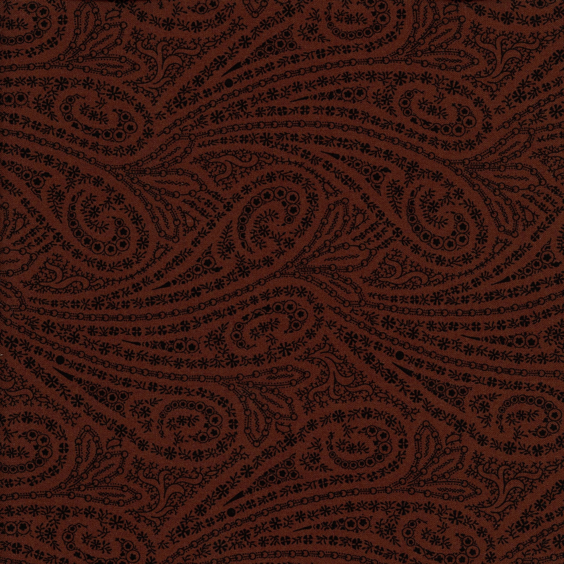 Andover - Grand Paisley by Jo Morton - Patchwork and Quilting Fabric from Brown's Craft Shed (Tags: Fabric Andover Fabrics Black blenders classic Grand Paisley Jo Morton Neutral paisley patterns reproduction rust rustic traditional vintage )