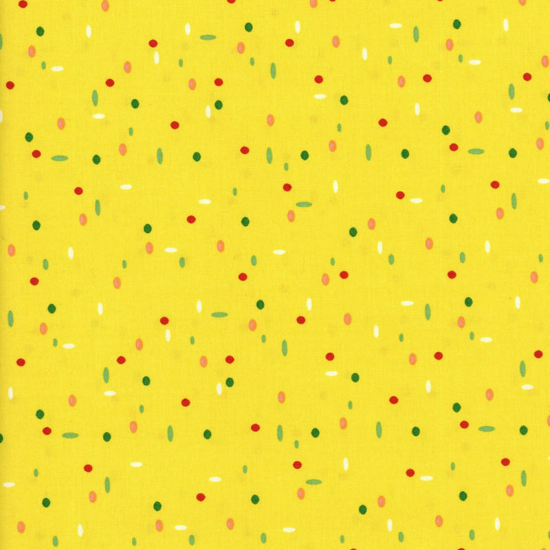 Andover Just For Fun - Patchwork and Quilting Fabric from Brown's Craft Shop (Tags: Fabric Spots Yellow )