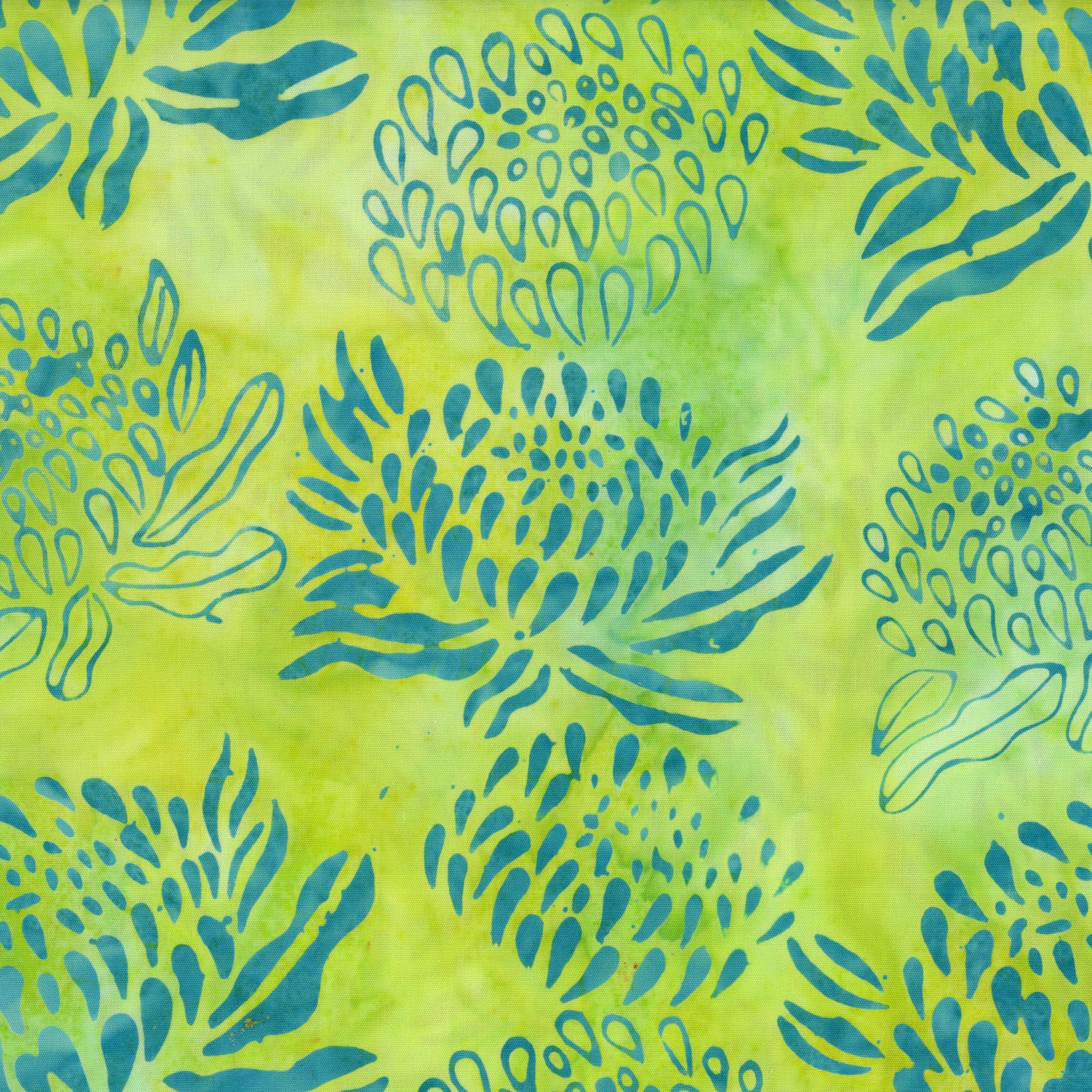 Batik Australia - Patchwork and Quilting Fabric from Brown's Craft Shed (Tags: Fabric batik Batik Australia lime green teal tropical )