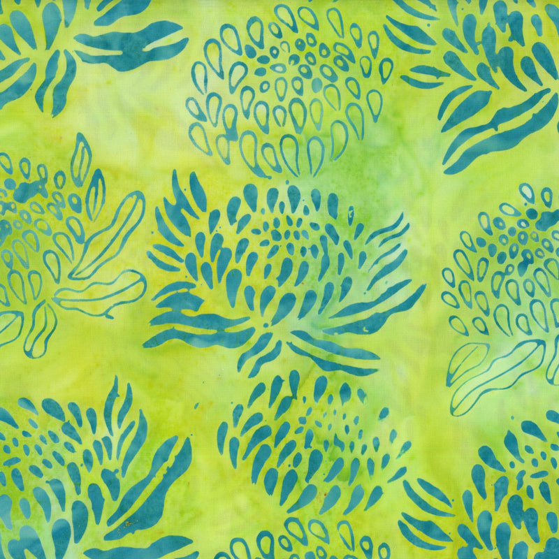 Batik Australia - Patchwork and Quilting Fabric from Brown's Craft Shed (Tags: Fabric batik Batik Australia lime green teal tropical )