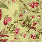 Kennard & Kennard Wilmington Prints Kaye England - English Lane - Patchwork and Quilting Fabric from Brown's Craft Shed (Tags: Fabric animal birds botanical garden green Kaye England Kennard & Kennard nature parrot pink quilting red traditional vintage wildlife Wilmington Prints )