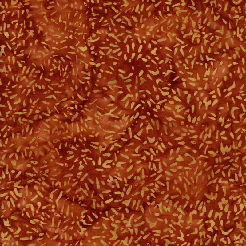 Banyan Batiks Ketan Mixers - Patchwork and Quilting Fabric from Brown's Craft Shed (Tags: Fabric Banyan Batiks batik gold Ketan Mixers orange rust )