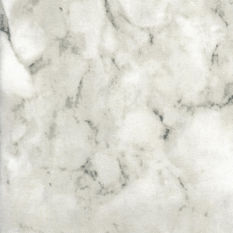 KK Fabrics - White Marble Backing - Patchwork and Quilting Fabric from Brown's Craft Shed (Tags: Fabric backing basics cotton elegant grey KK Fabrics marble modern Neutral patchwork quilting textures white wide backing )