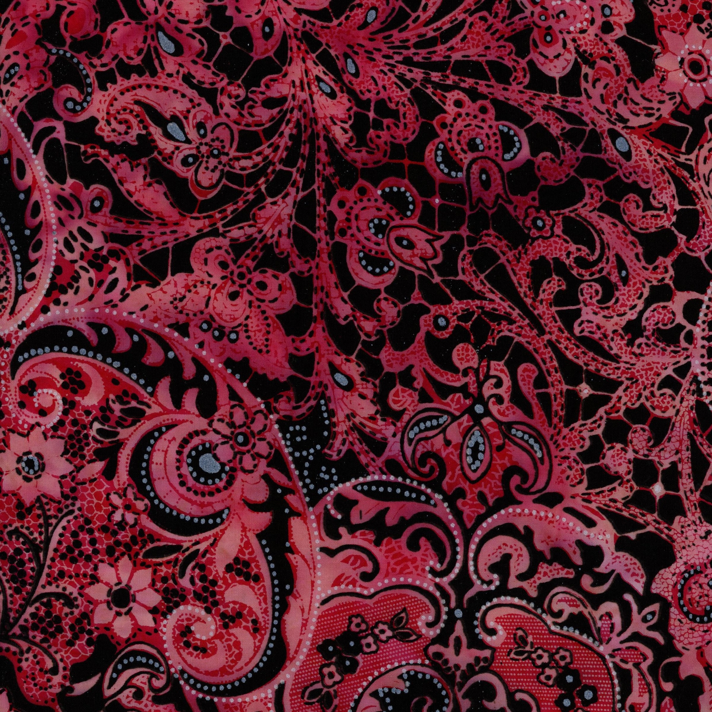 Banyan Batiks Lustre (Wine) - Patchwork and Quilting Fabric from Brown's Craft Shed (Tags: Fabric Banyan Batiks Black Lustre )