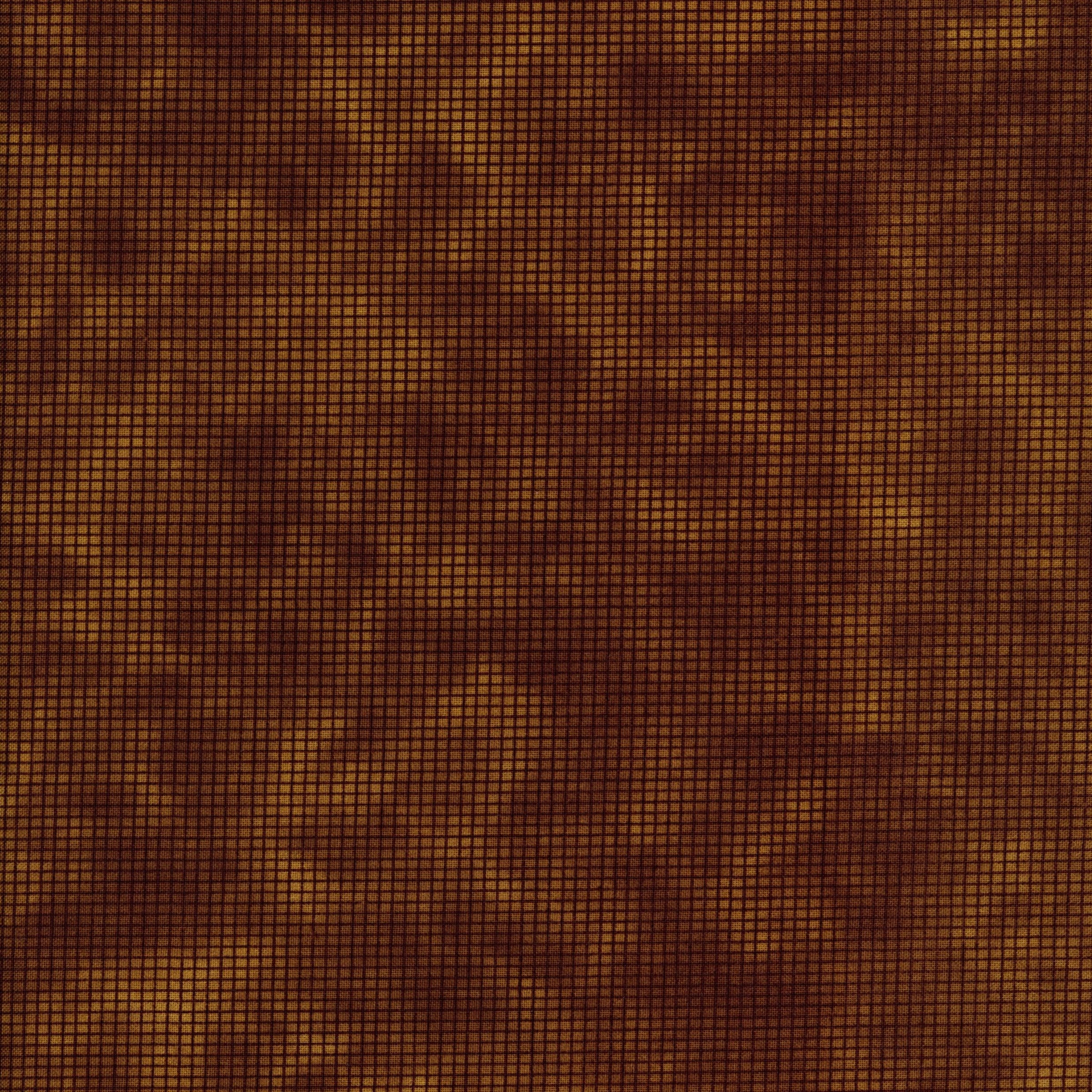 Blend Sports Fan by Peter Horjus Design - Patchwork and Quilting Fabric from Brown's Craft Shed (Tags: Fabric Blend Fabrics blender bronze check dark brown grid masculine patchwork Peter Horjus Design quilting cotton rustic textures )