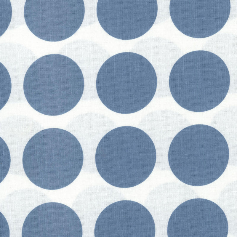 Gutermann Ring A Roses - Patchwork and Quilting Fabric from Brown's Craft Shed (Tags: Fabric basics blue children graphic Gutermann modern pastel playful polka dots Spots whimsical white )