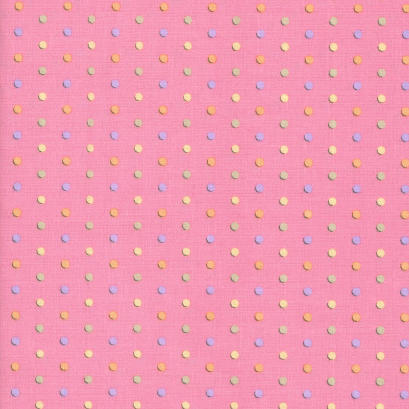 Henry Glass & Co: Kimba by Shelly Comiskey of Simply Shelly Designs - Patchwork and Quilting Fabric from Brown's Craft Shed (Tags: Fabric children Henry Glass Kimba novelty pastel pink playful polka dots Shelly Comiskey Spots whimsical )
