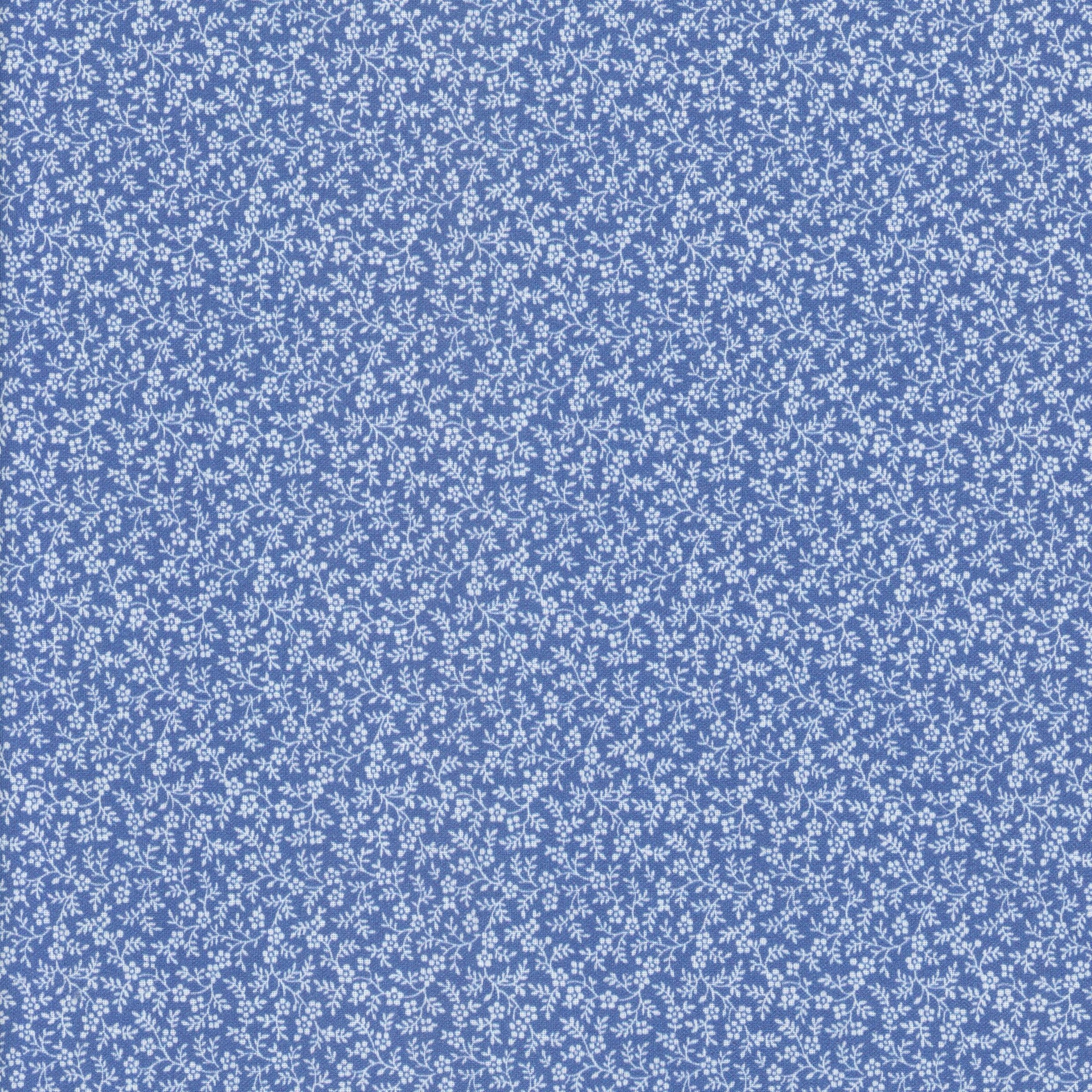 Windham Fabrics Nina by Whistler Studios - Patchwork and Quilting Fabric from Brown's Craft Shed (Tags: Fabric blenders blue classic cottage delicate ditsy Floral garden Nina traditional vines Whistler Studios white Windham Fabrics )