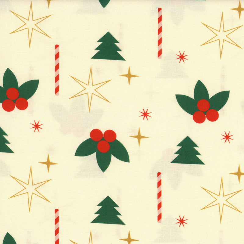 Devonstone Collection Very Merry - Patchwork and Quilting Fabric from Brown's Craft Shed (Tags: Fabric candy cane children christmas cream festive gold green holiday prints holly novelty playful red trees )