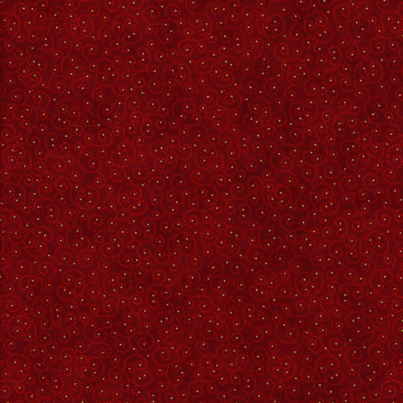 Hoffman Fabrics Red & Gold Christmas Splendor - Patchwork and Quilting Fabric from Brown's Craft Shop (Tags: Fabric christmas red )