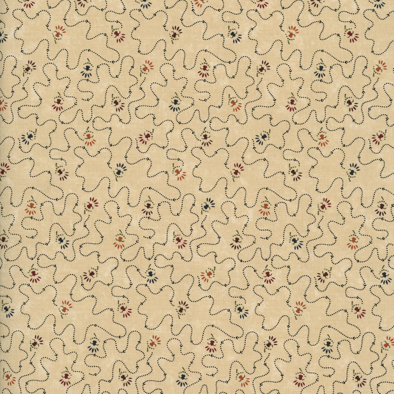Moda Clover Blossom Farm - Patchwork and Quilting Fabric from Brown's Craft Shed (Tags: Fabric cream Floral )