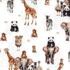 Devonstone Collection Coops Farm - Patchwork and Quilting Fabric from Brown's Craft Shed (Tags: Fabric animal animals children Devonstone Collection elephant giraffe jungle lion monkey novelty panda patchwork playful quilting safari white wild zebra )