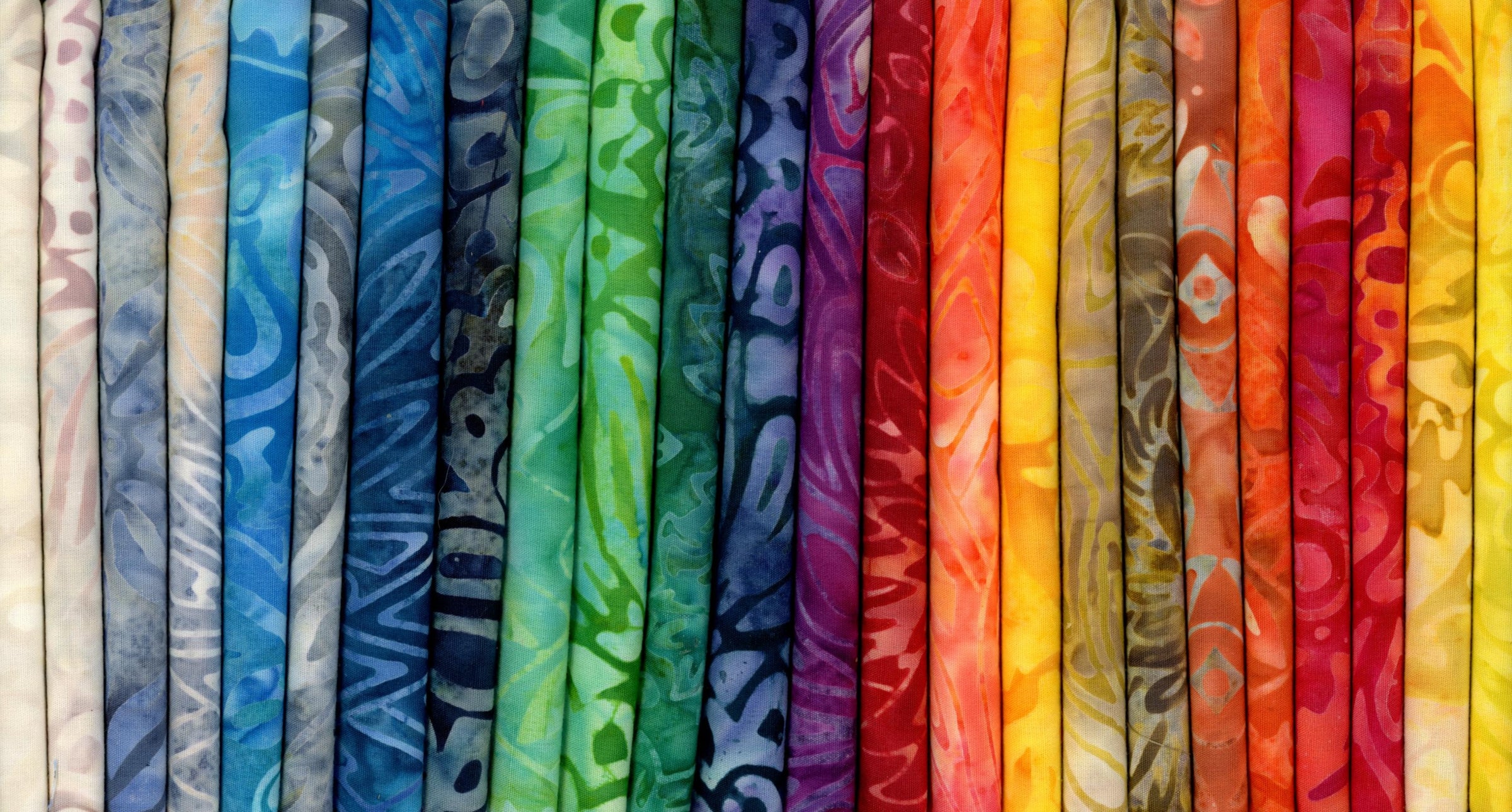 Batik Australia Jewel Overdyes - 24 Fat Quarters - Patchwork and Quilting Fabric from Brown's Craft Shed (Tags: Fabric Batik Australia Batik Fat Quarters Fat Quarter Bundle Jewel Overdyes )