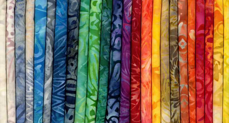 Batik Australia Jewel Overdyes - 24 Fat Quarters - Patchwork and Quilting Fabric from Brown's Craft Shed (Tags: Fabric Batik Australia Batik Fat Quarters Fat Quarter Bundle Jewel Overdyes )
