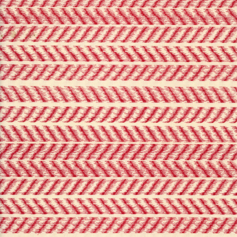Clothworks Summerland Light Red by Skipping Stones Studio - Patchwork and Quilting Fabric from Brown's Craft Shed (Tags: Fabric Clothworks cream lines modern patterns quilting red Skipping Stones Studio )