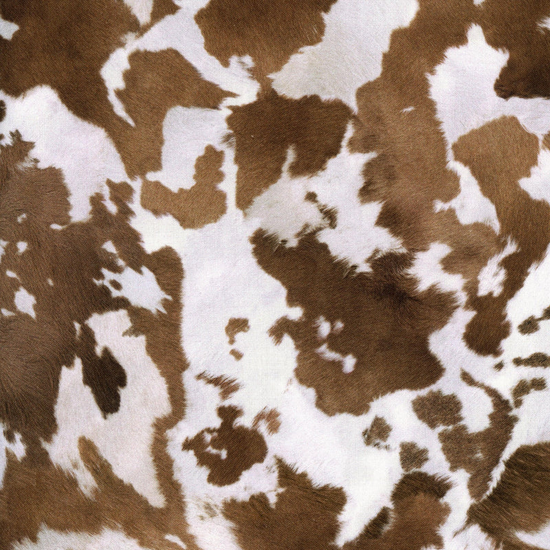 Timeless Treasures West Pony - Patchwork and Quilting Fabric from Brown's Craft Shed (Tags: Fabric animal print Brown country cowhide cream farm Neutral novelty rustic textures Timeless Treasures West Pony wildlife )