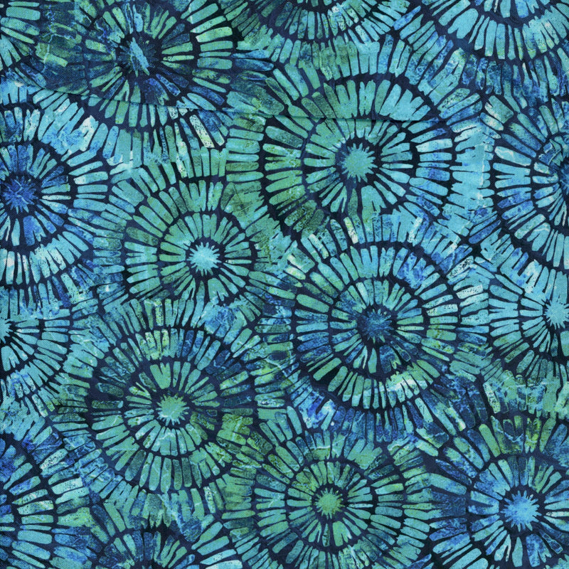 Northcott Vitamin Seashell Print - Patchwork and Quilting Fabric from Brown's Craft Shed (Tags: Fabric blue green )