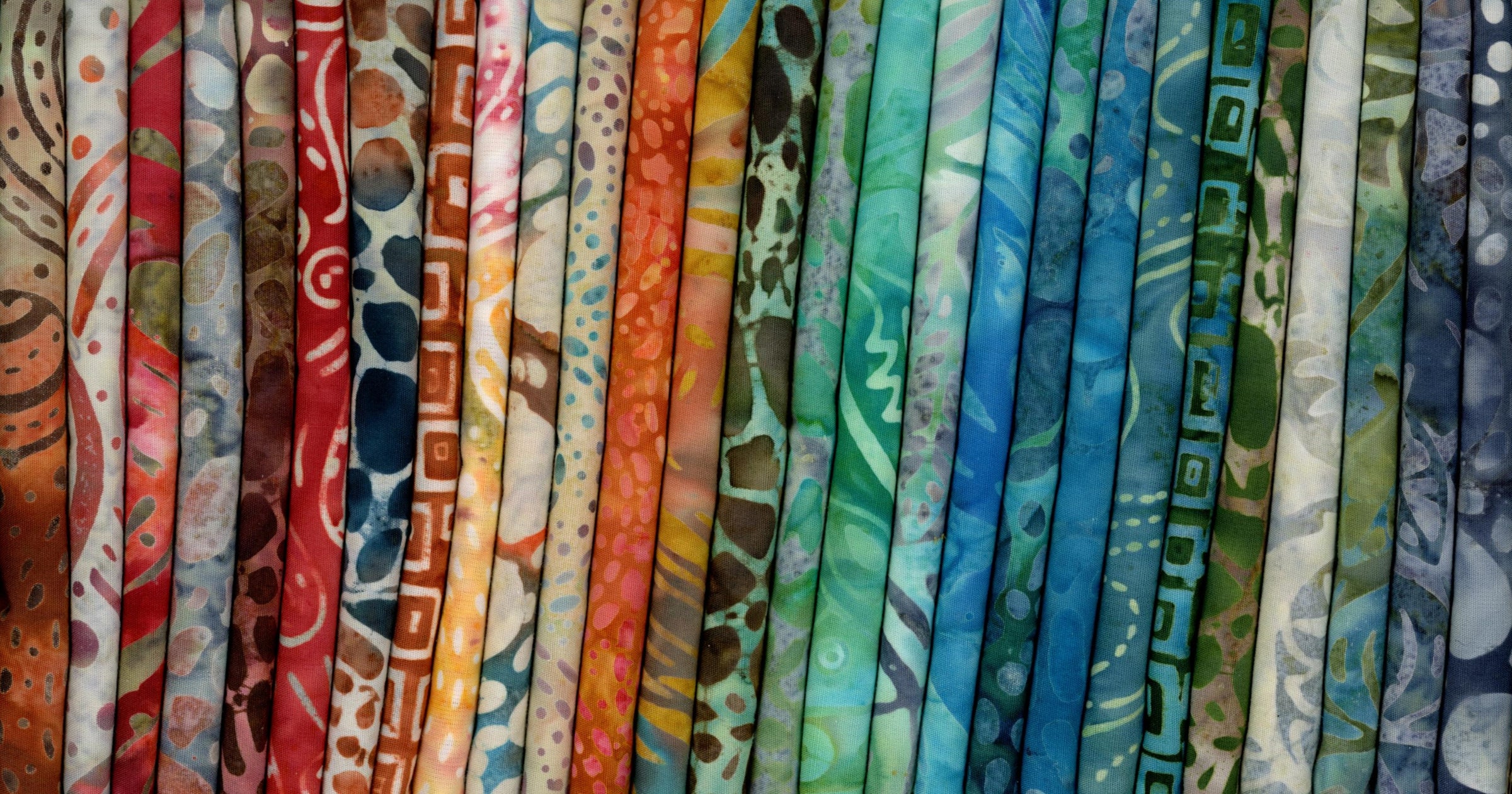 Batik Australia Colours of Australia - 27 Fat Quarters - Patchwork and Quilting Fabric from Brown's Craft Shed (Tags: Fabric )