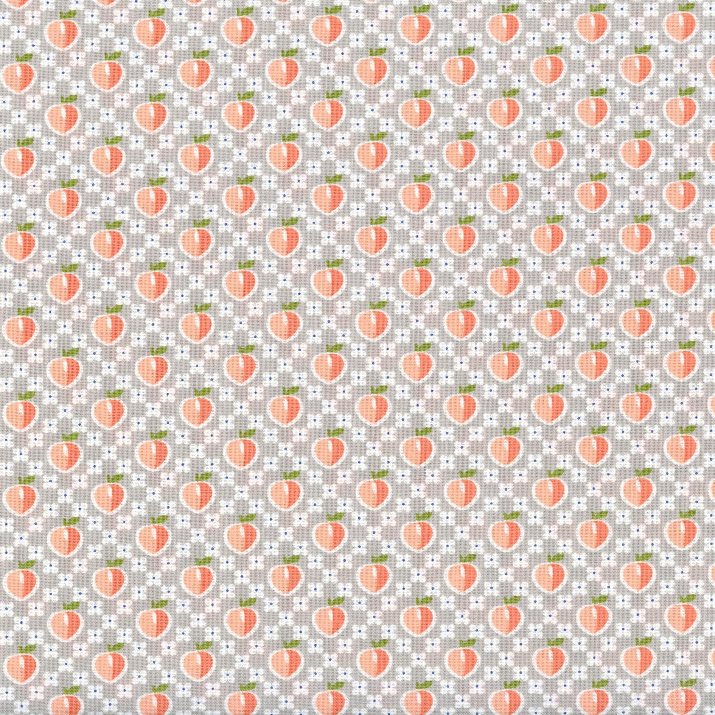 Moda Peachy Keen by Corey Yoder - Patchwork and Quilting Fabric from Brown's Craft Shed (Tags: Fabric Corey Yoder cottagecore grey Moda Fabrics peaches Peachy Keen )