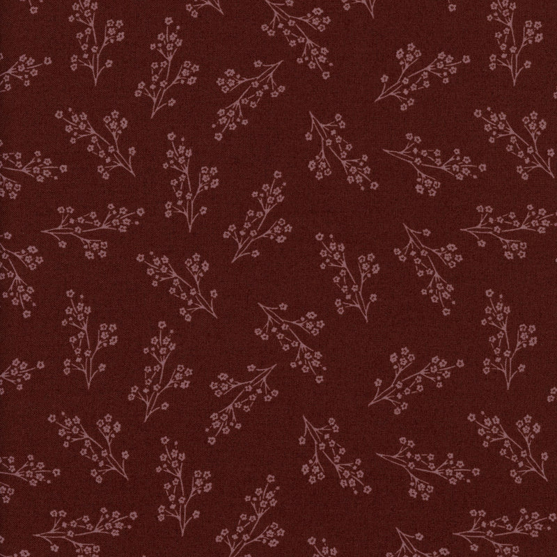 FIGO Fabrics - Trek (Rust) - Patchwork and Quilting Fabric from Brown's Craft Shed (Tags: Fabric autumn blender blenders ditsy print FIGO Fabrics Floral nature plants rust rustic small scale Trek )
