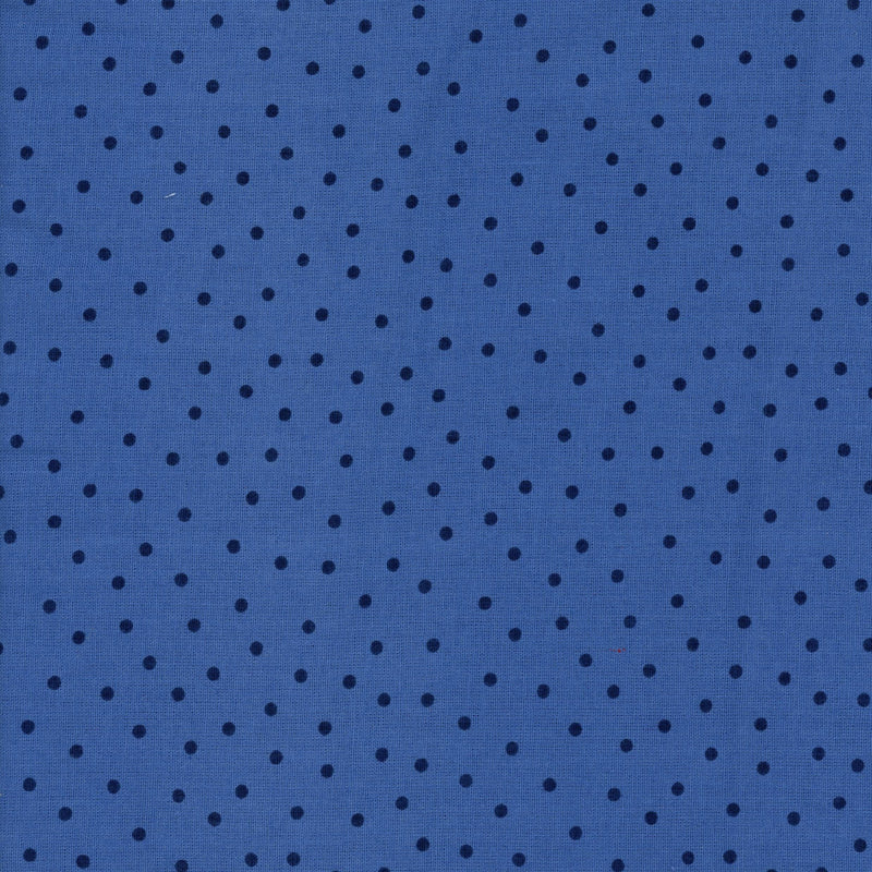 Blue Polkadot Fabric - Patchwork and Quilting Fabric from Brown's Craft Shed (Tags: Fabric backing )