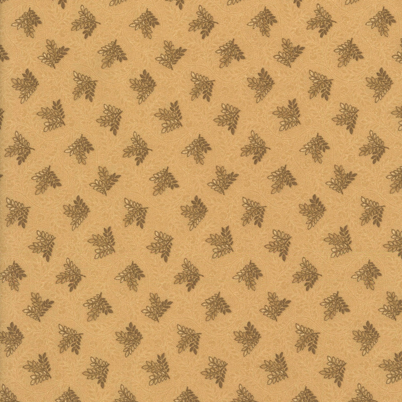 Moda Fabrics - Regency Somerset Blues by Christopher Wilson-Tate - Patchwork and Quilting Fabric from Brown's Craft Shed (Tags: Fabric autumn blender Christopher Wilson-Tate classic Floral gold Moda Regency Somerset Blues sprigs traditional vintage )