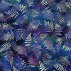 Lloyd Curzon Garden of Dreams by Jason Yenter for In The Beginning Fabrics - Patchwork and Quilting Fabric from Brown's Craft Shed (Tags: Fabric blue ferns Floral garden green Lloyd Curzon nature patterns plants purple quilting twilight )