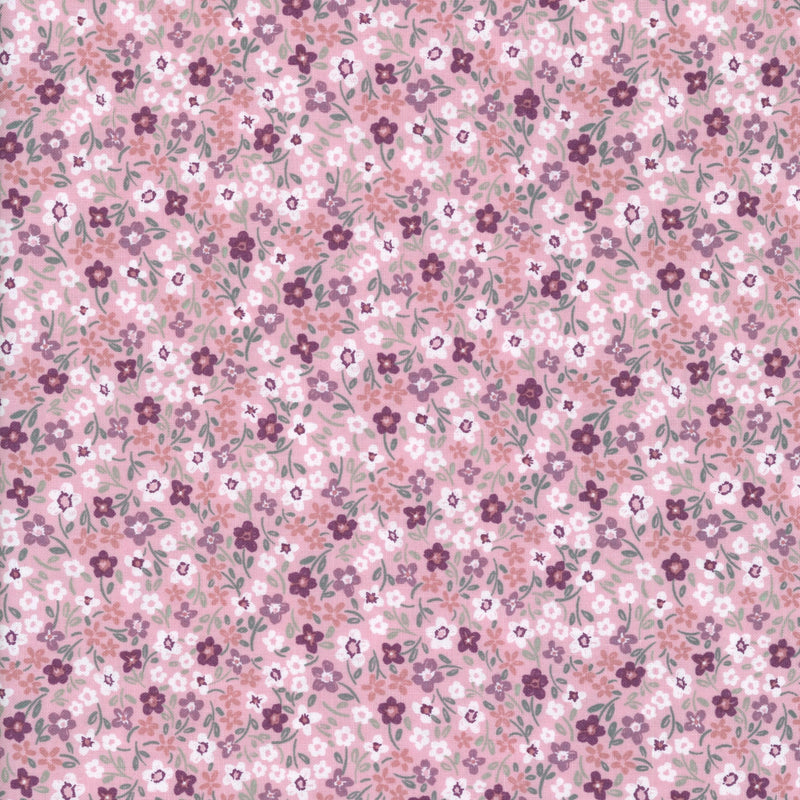 Riley Blake Designs Cayla Naylor Bud & Butterflies Mauve - Patchwork and Quilting Fabric from Brown's Craft Shed (Tags: Fabric blender Buds & Butterflies Cayla Naylor ditsy feminine Floral nature pastel patchwork pink purple Riley Blake Designs romantic soft spring )