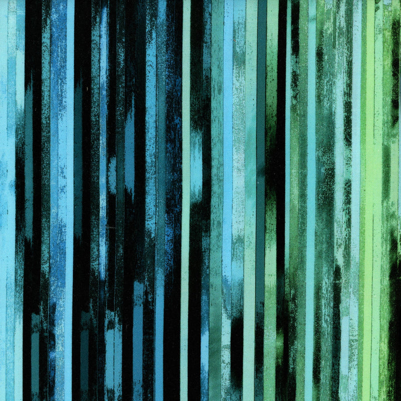 KK Fabrics Sew Stripey - Stripe Turquoise Ink by De Gillett Cox - Patchwork and Quilting Fabric from Brown's Craft Shed (Tags: Fabric abstract artistic blender blue bold De Gillett Cox green KK Fabrics modern patterns quilt backing teal textured )