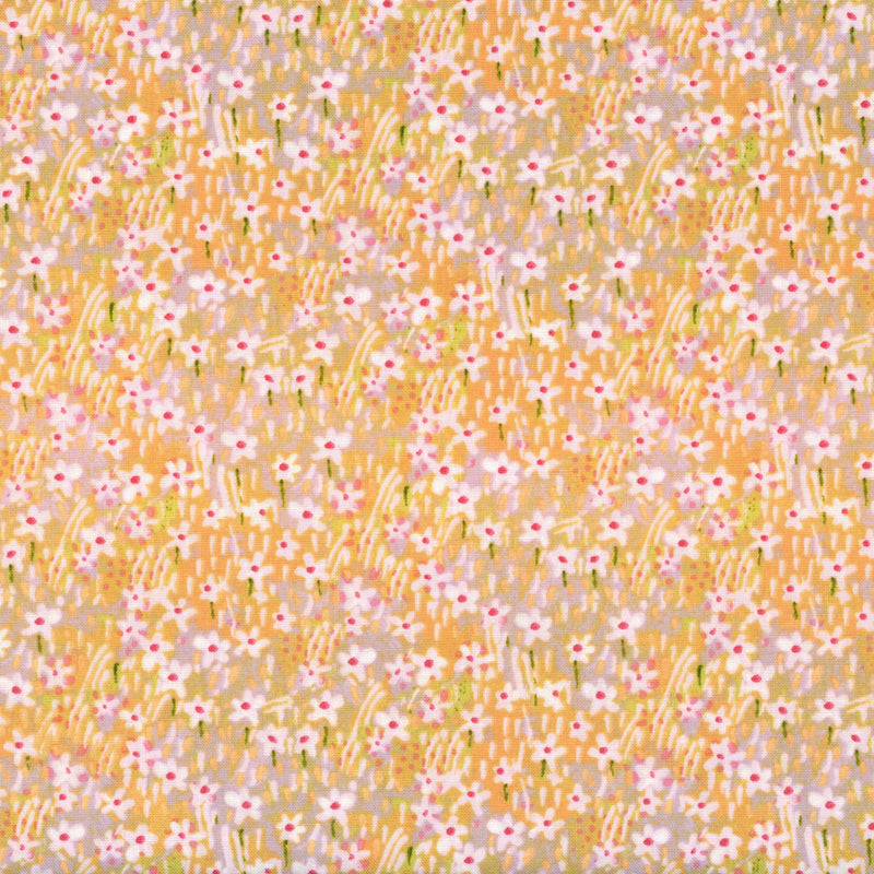 Cori Dantini by blend - Promise of Spring - Patchwork and Quilting Fabric from Brown's Craft Shed (Tags: Fabric Blend Fabrics blenders Cori Dantini flowers garden green nature pastel pink Promise of Spring quilting spring warm tones whimsical wildflower )