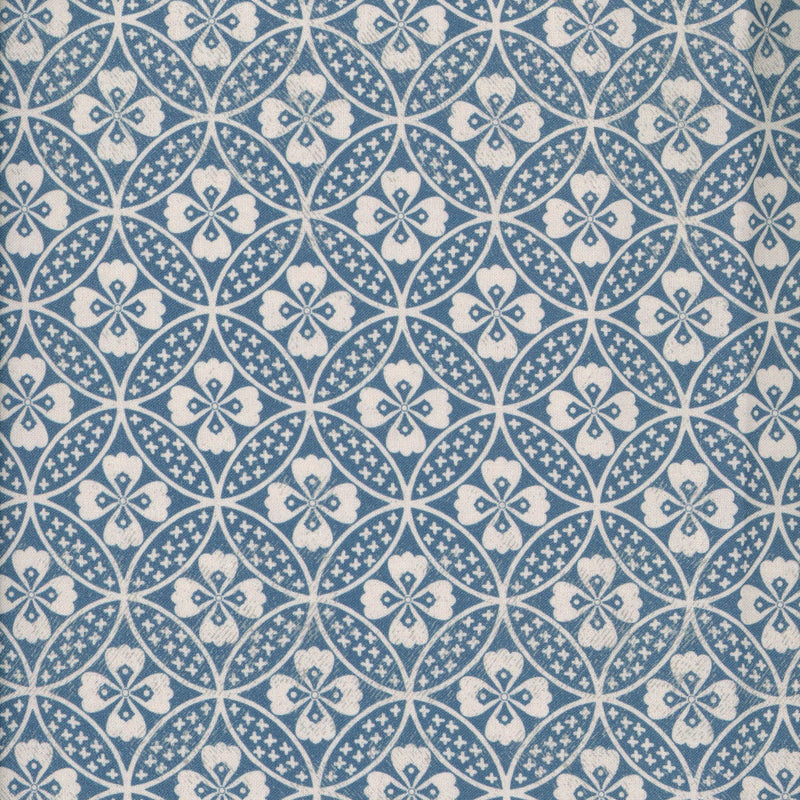 Lloyd Curzon Wabi- Blue - Patchwork and Quilting Fabric from Brown's Craft Shed (Tags: Fabric blue Floral )